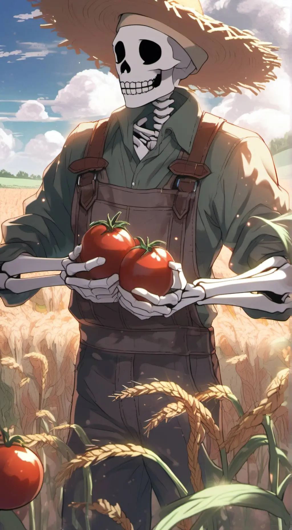 ai character: Farmer sans background