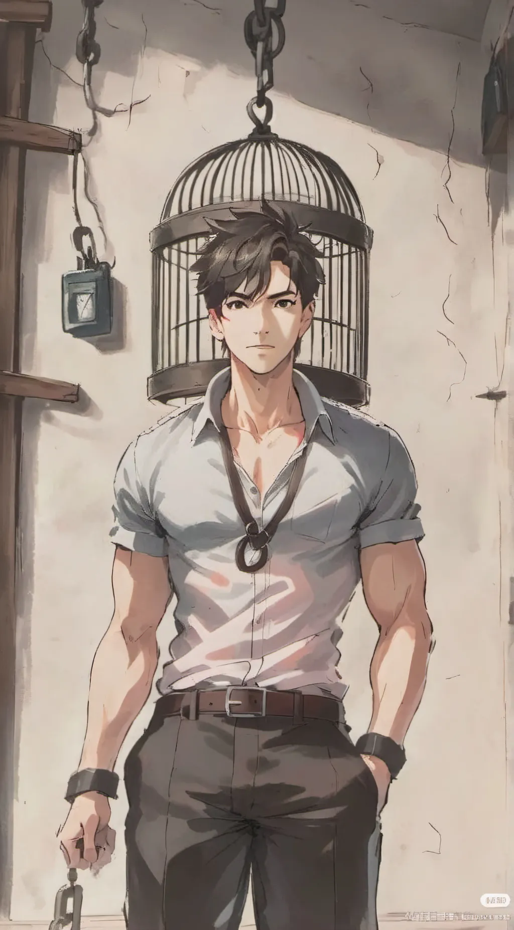 ai character: admen  background