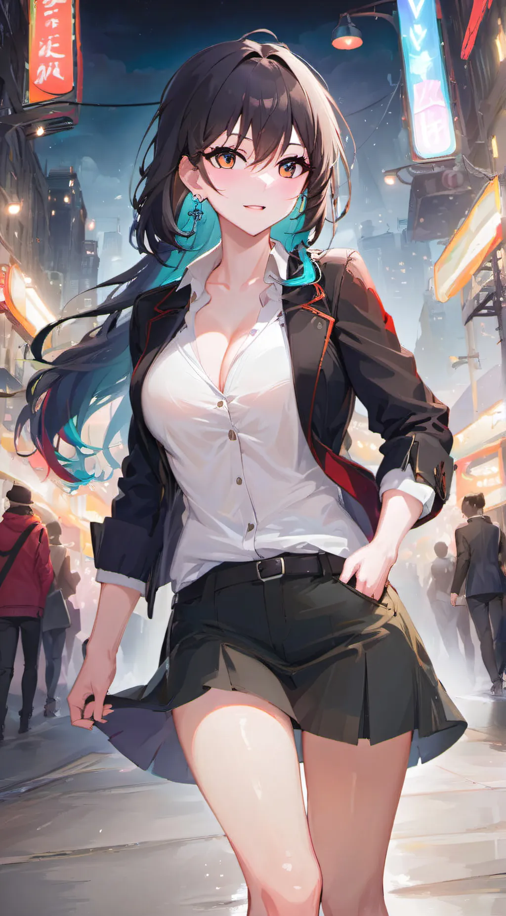 ai character: Andrea McCormick  background