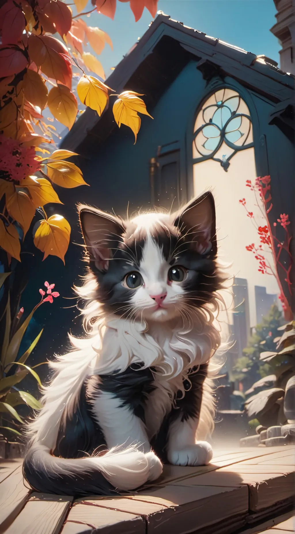 ai character: Kitty background