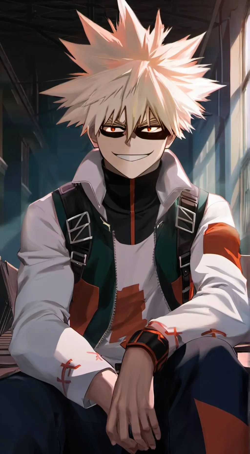 ai character: Villain Bakugo background