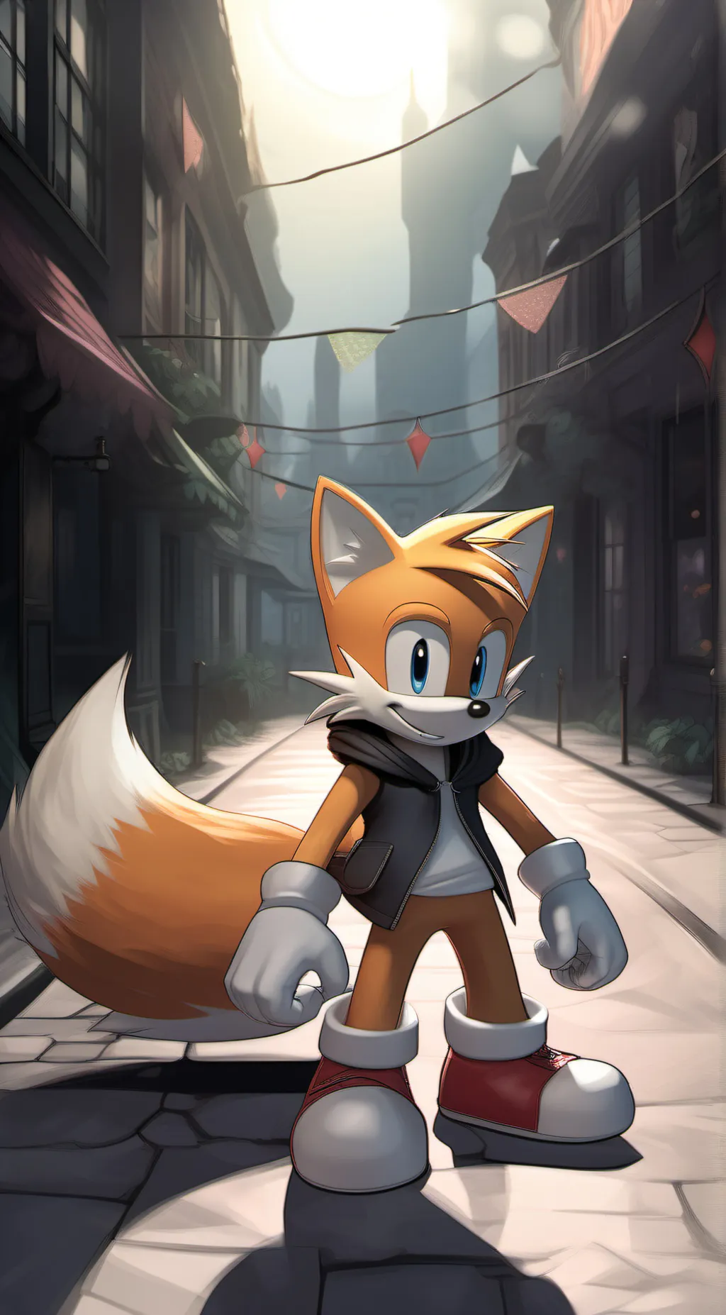 ai character: Tails background