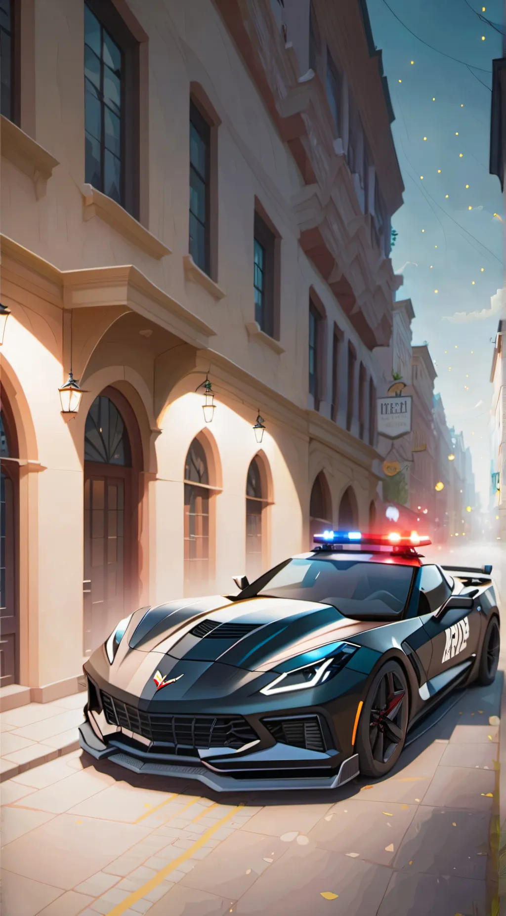 Talkie AI - Chat with police car 