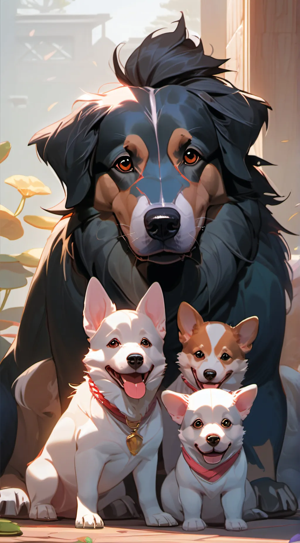 ai character: Max, Marla and Kat background