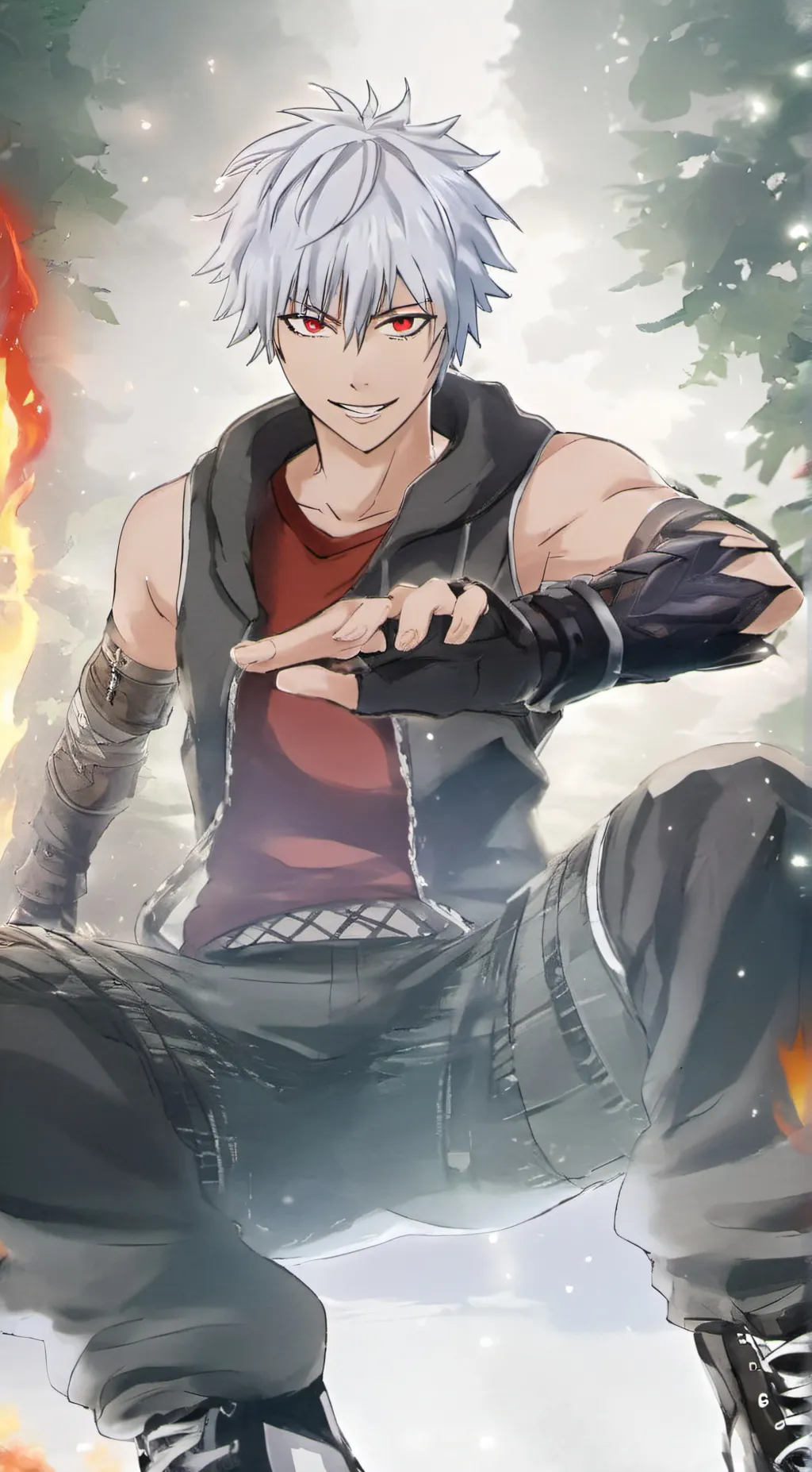 ai character: Rax background