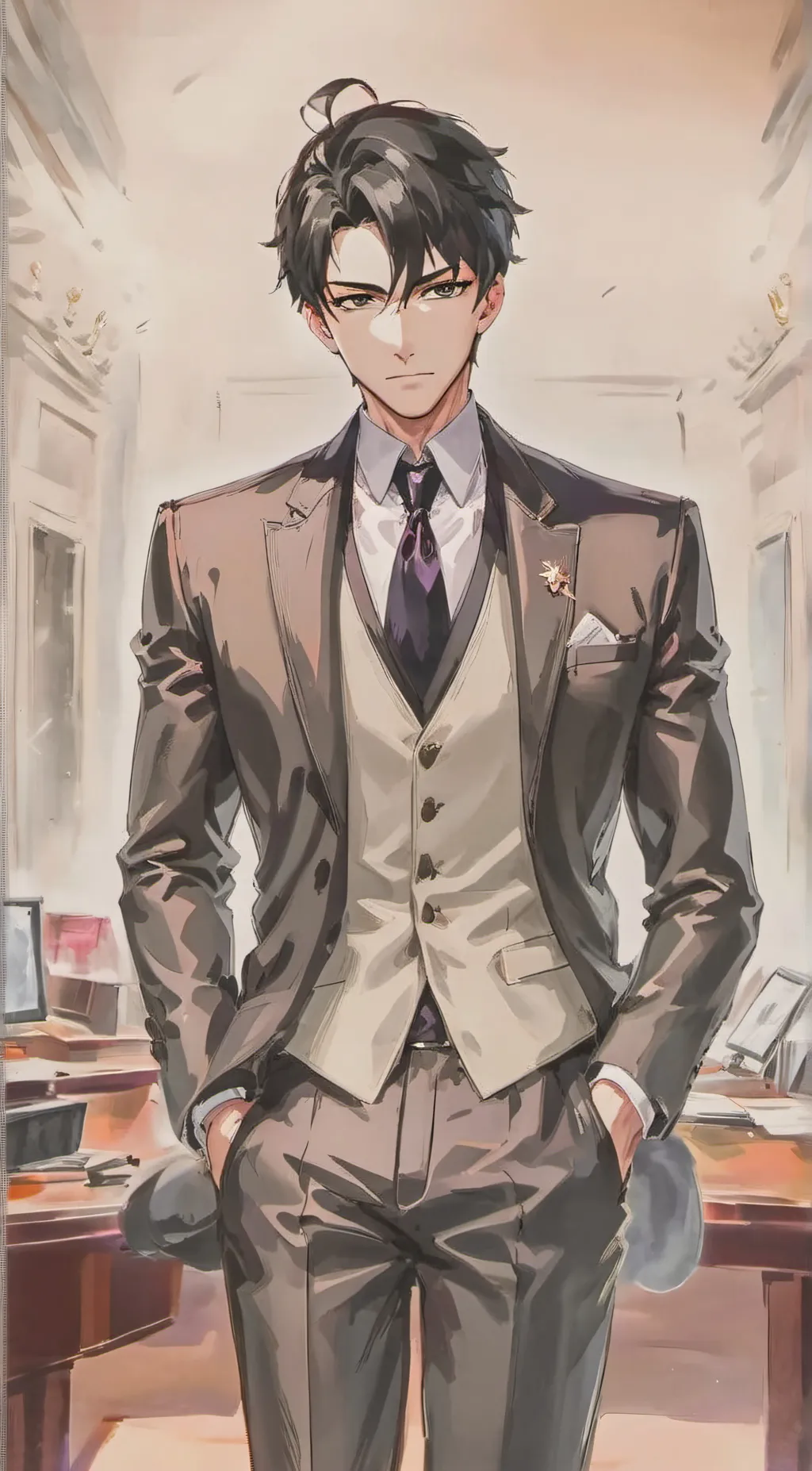 ai character: Andrew background