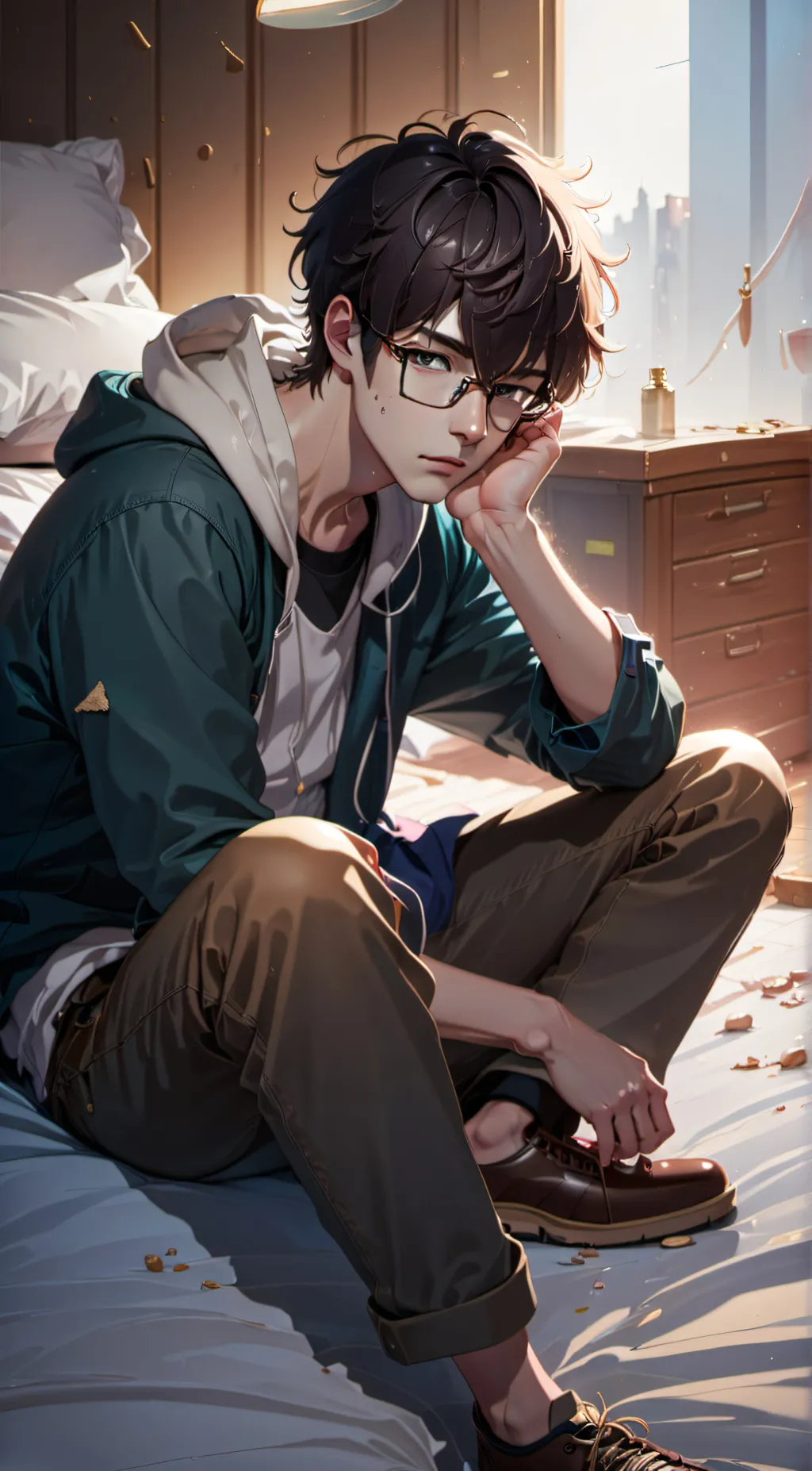 ai character: Max background