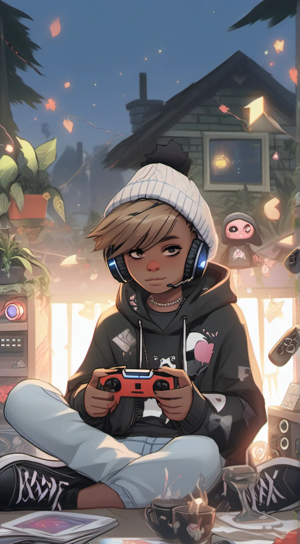 ai character: Mazi  background