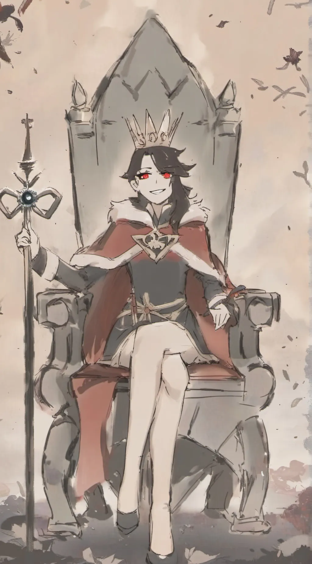 ai character: Queen Devibon Wish background