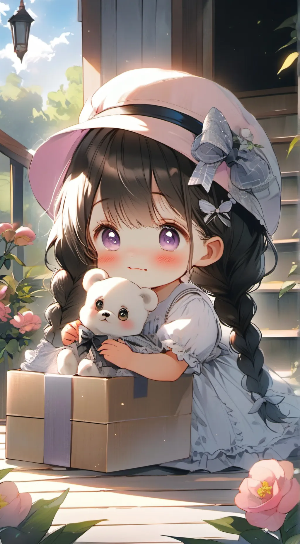 ai character: baby background