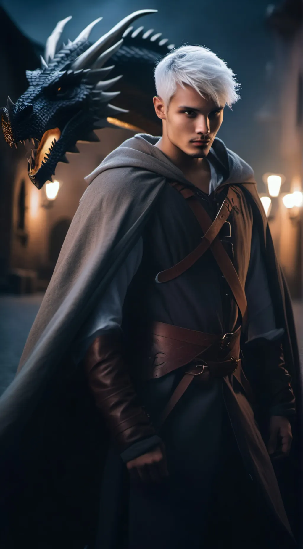 ai character: Draco  background