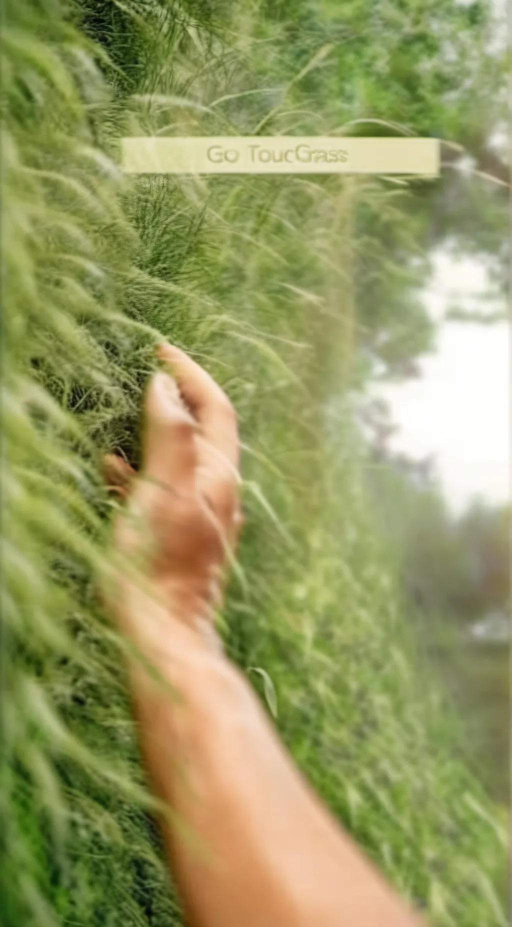 ai character: Grass background