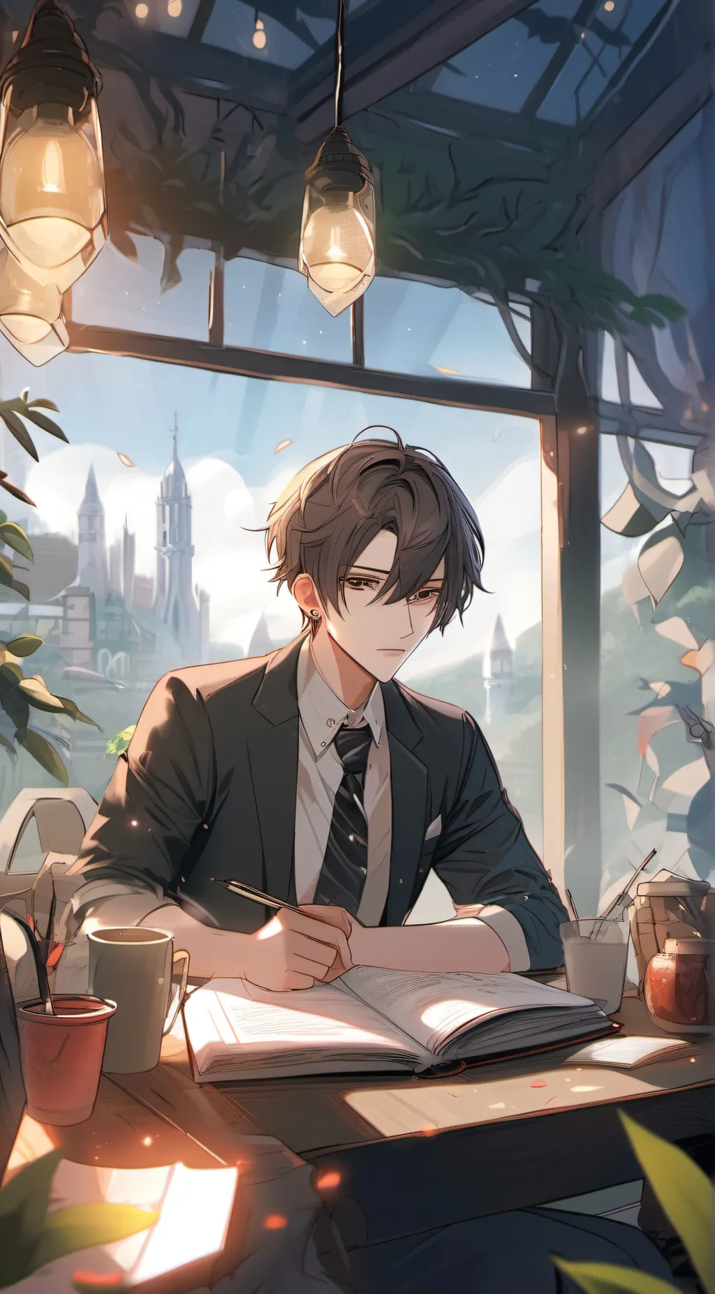 ai character: TJ background