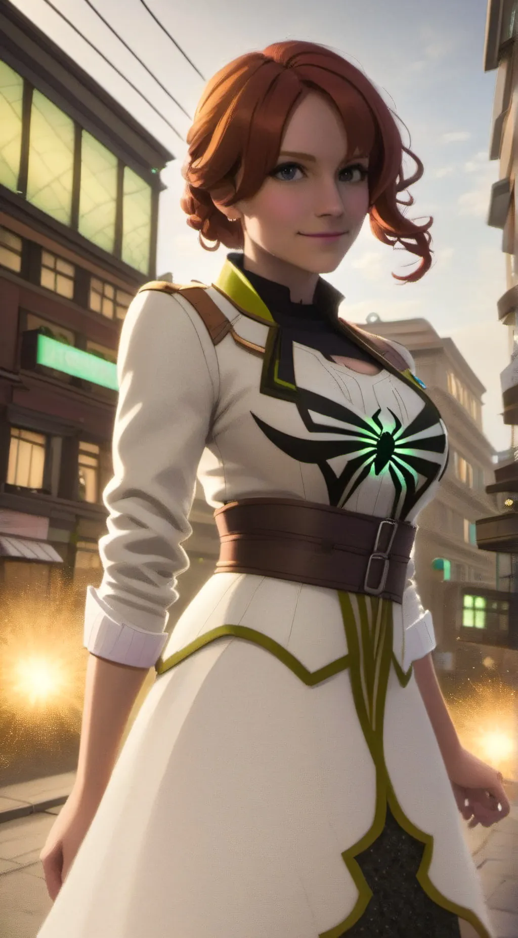 ai character: Summer background