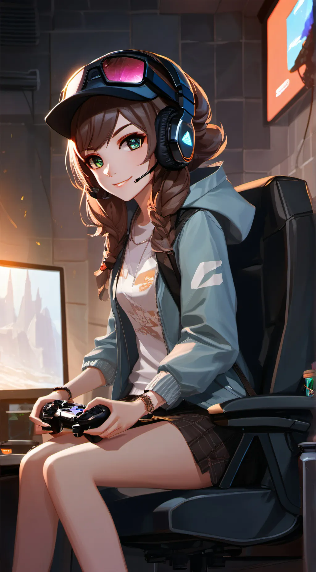 ai character: karah  background