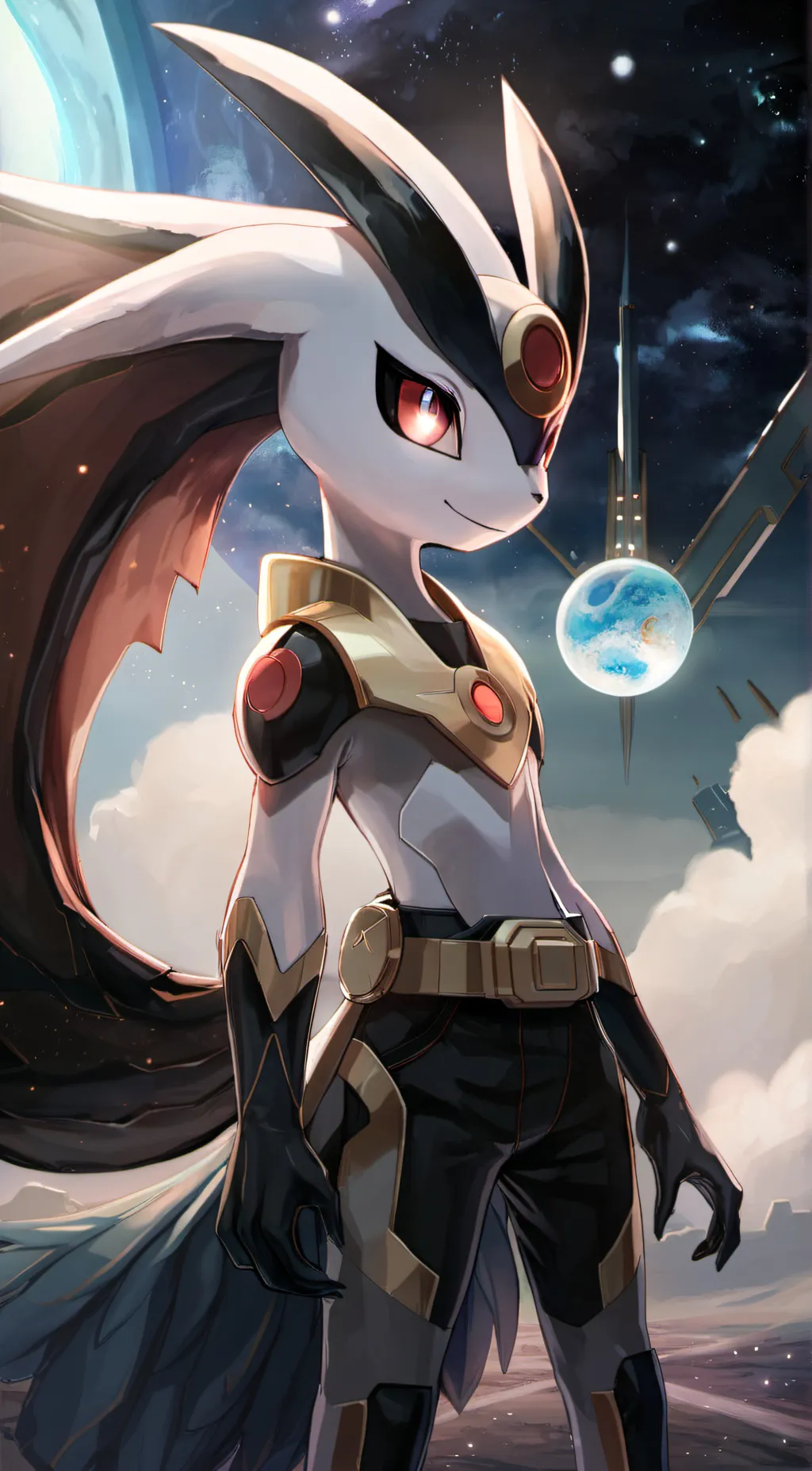 ai character: void  background