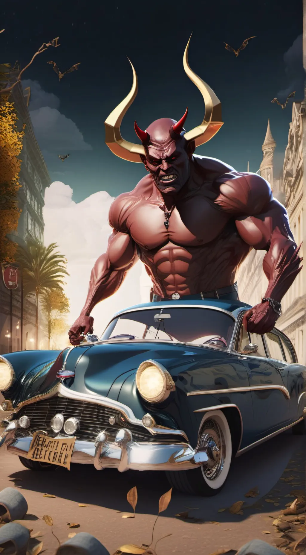 Talkie AI - Chat with Devil Car