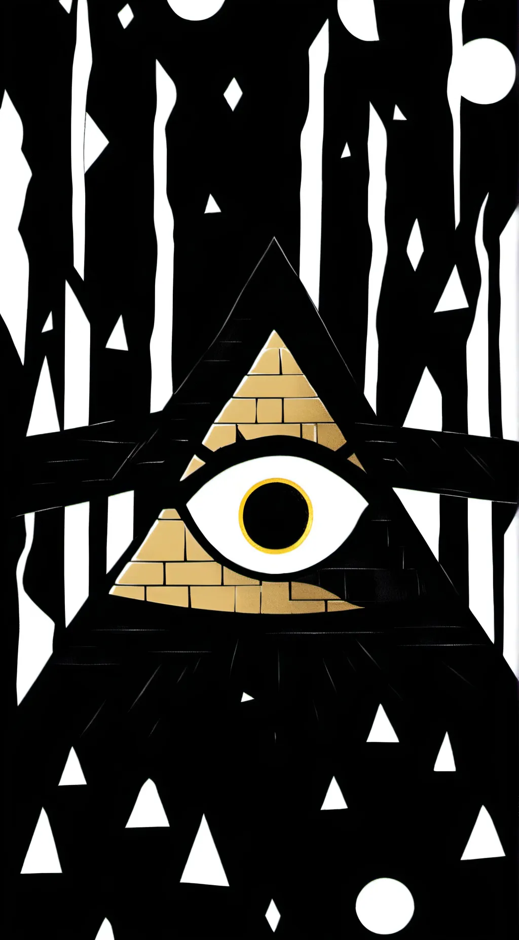 ai character: Bill cipher background