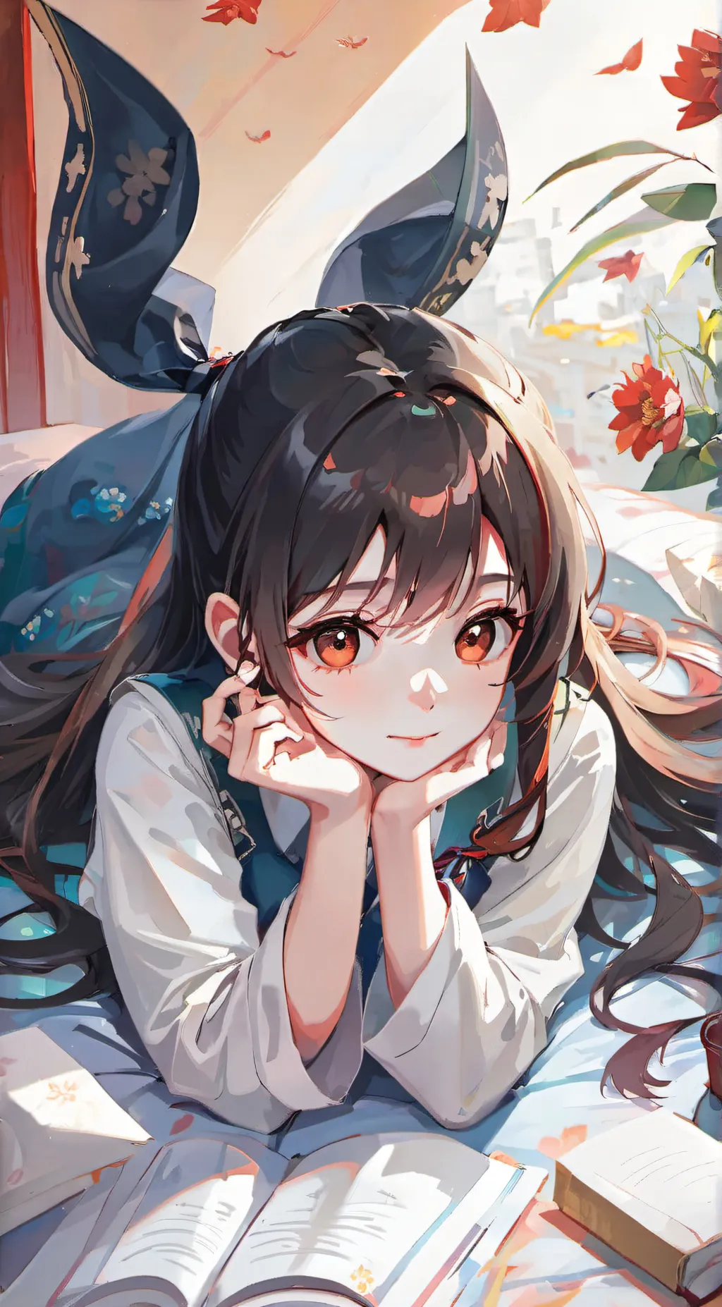 ai character: Luna background