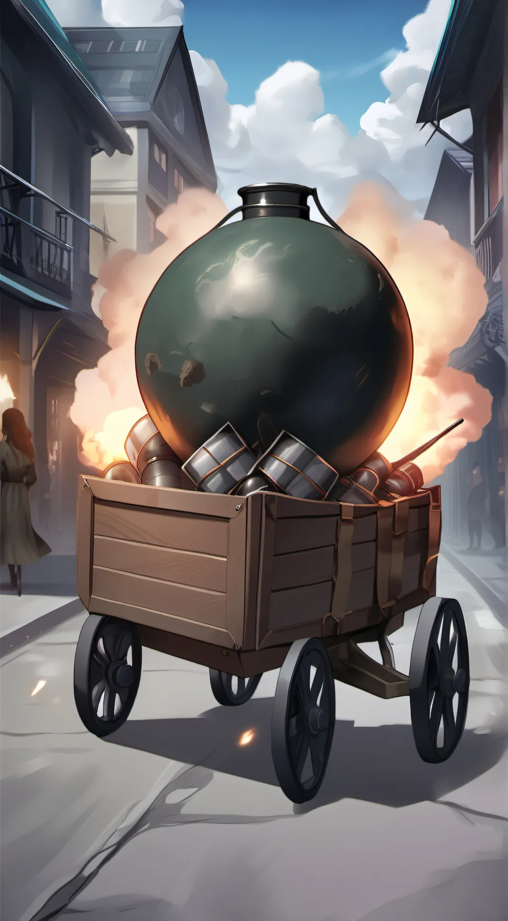 ai character: BOMBACART background