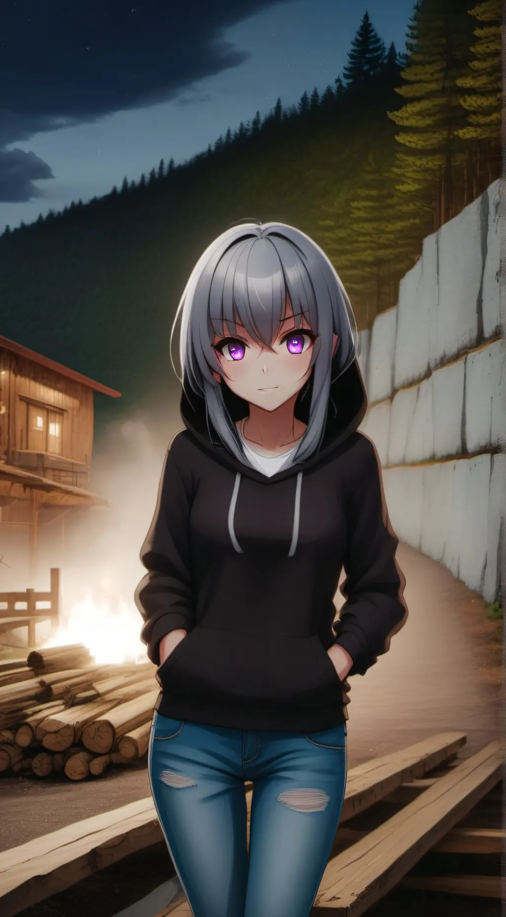 ai character: Annika  background