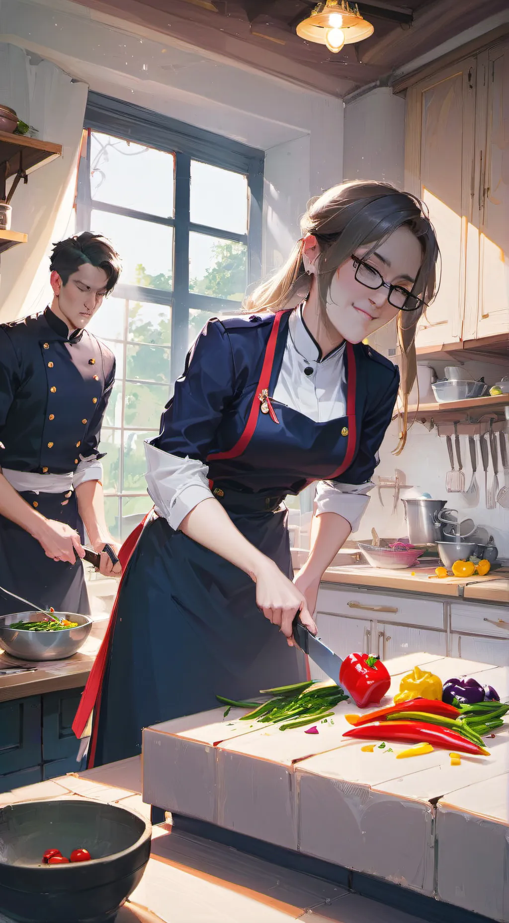 ai character: Rosia Agreste  background