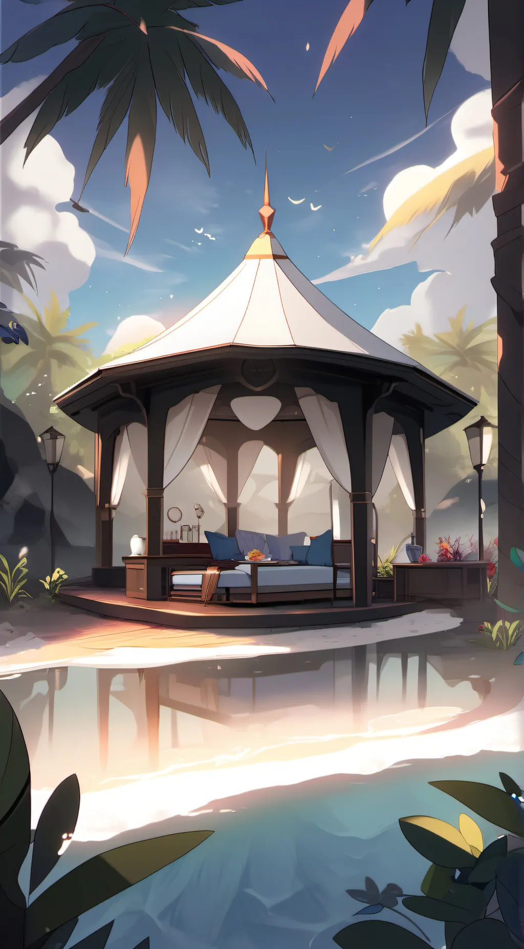 ai character: Checkpoint background