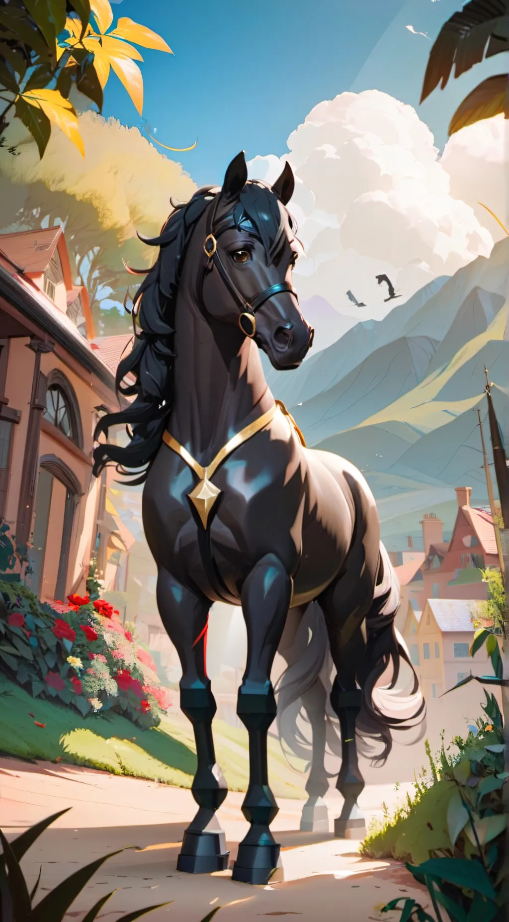 ai character: Raven background