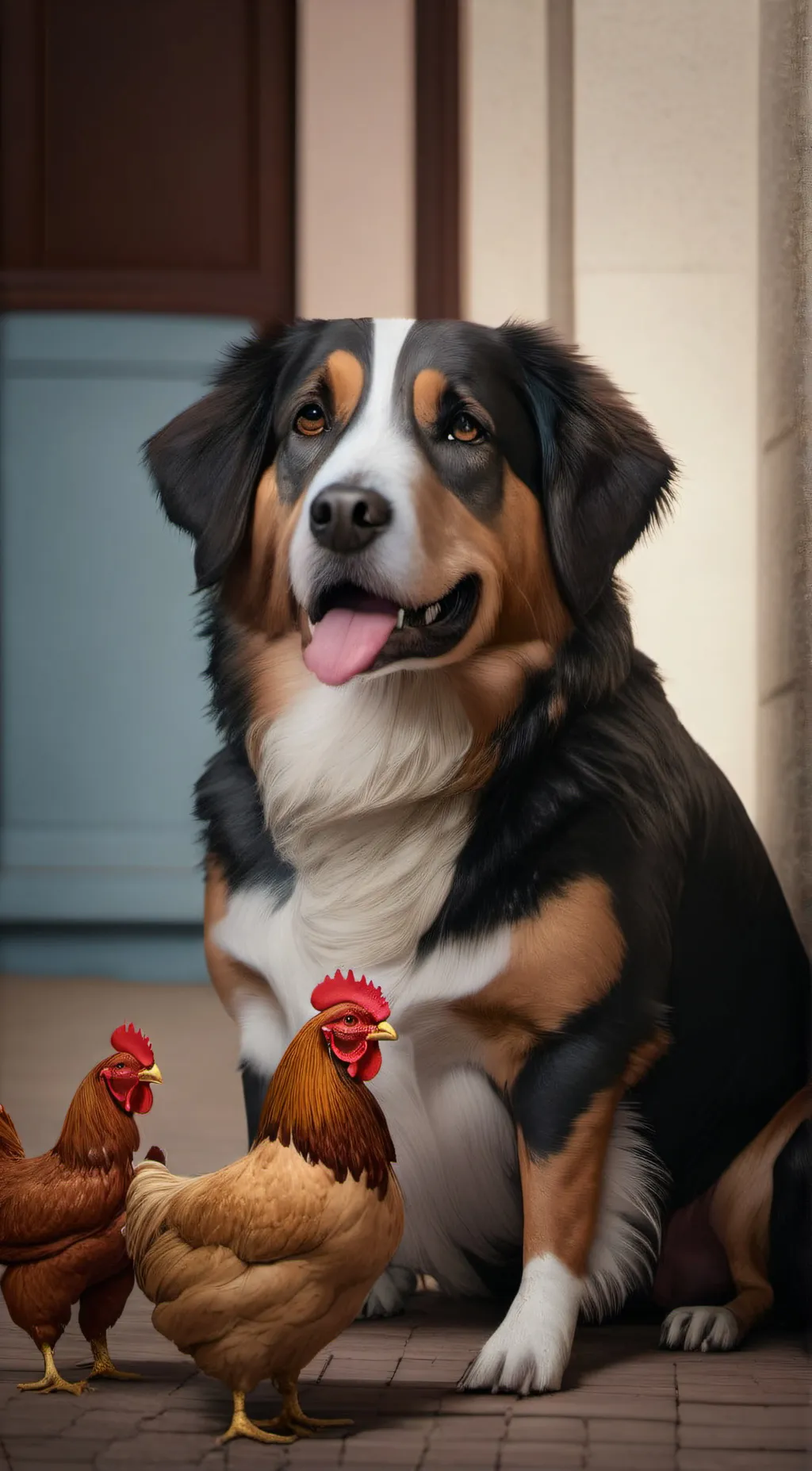 ai character: fluff background