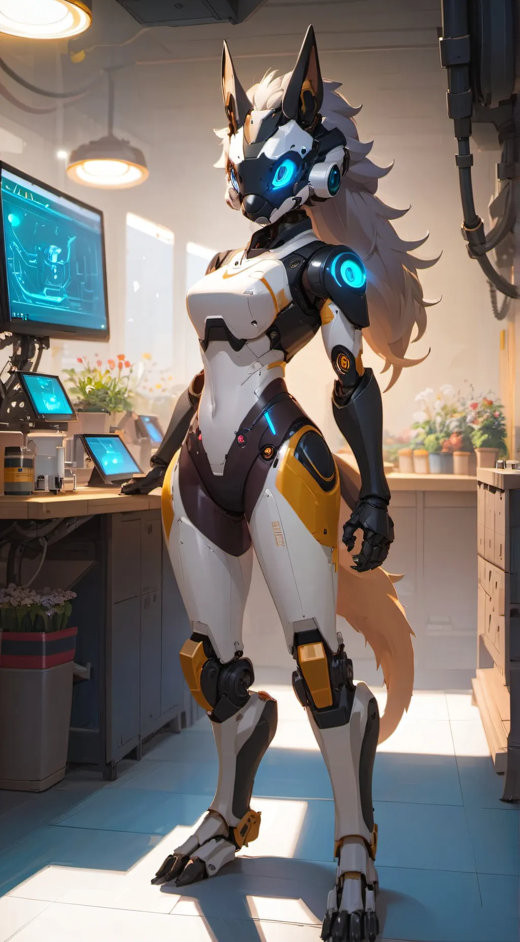 ai character: Lysria background