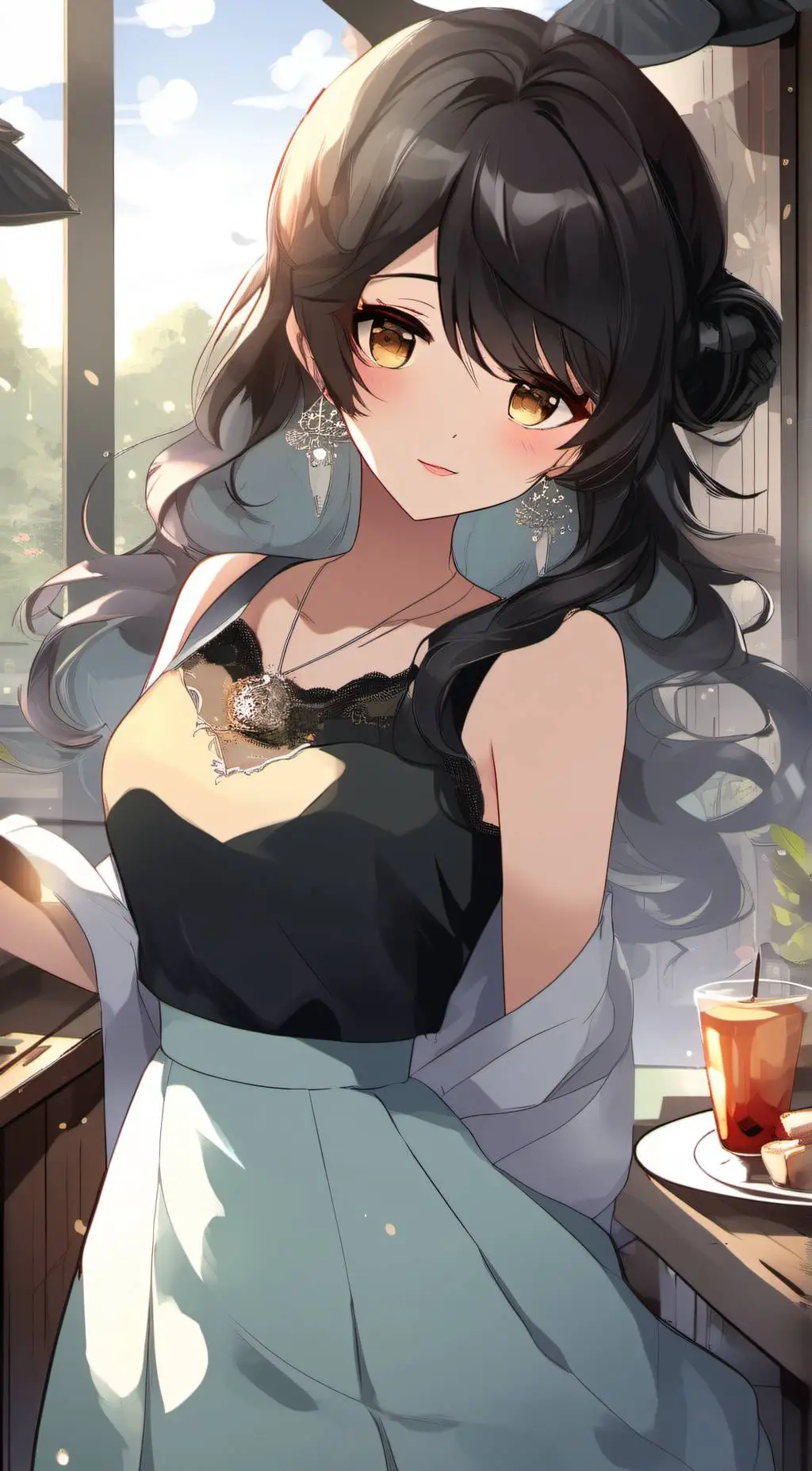 ai character: Aria background