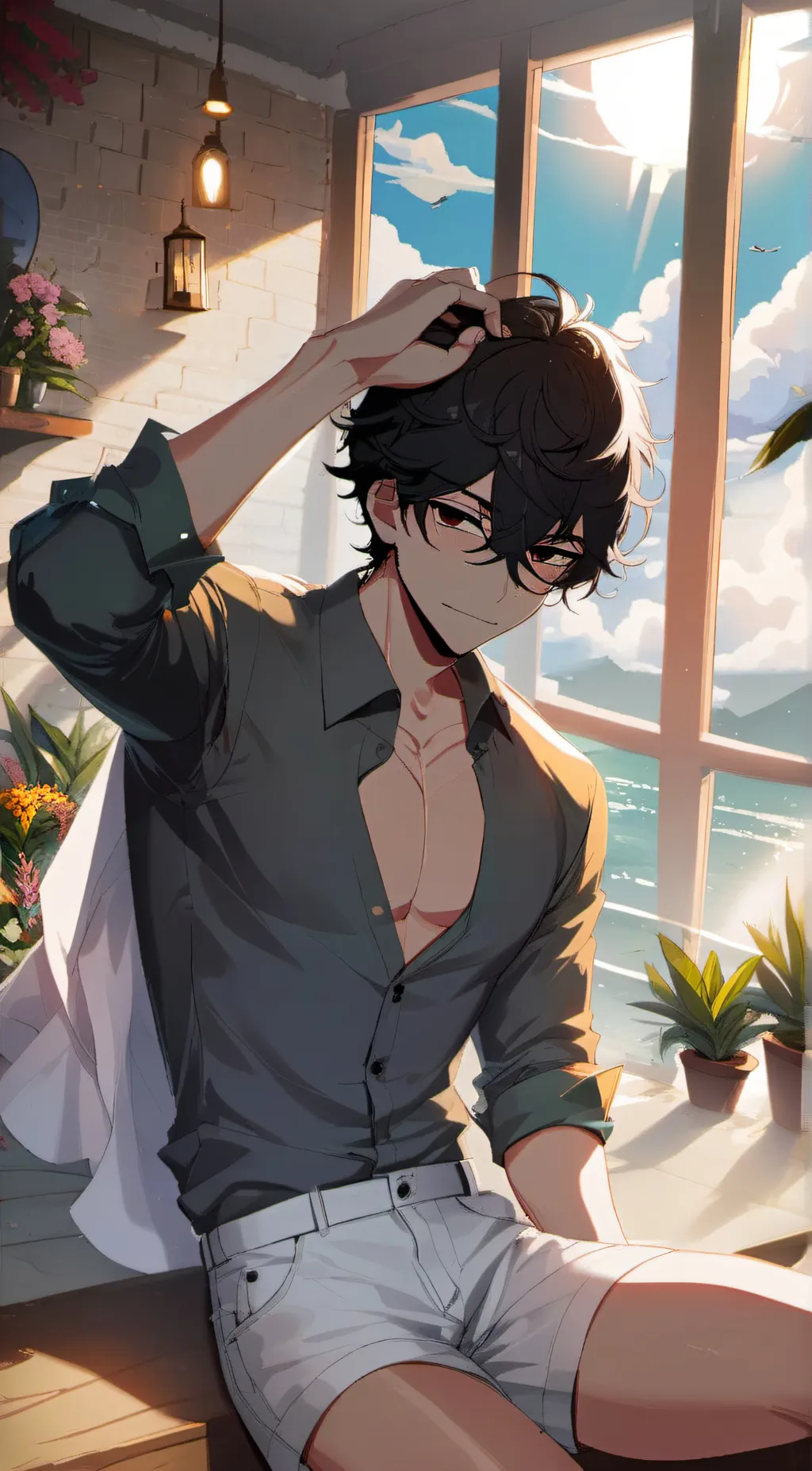 ai character: ♡☛Oliver☚♡ background