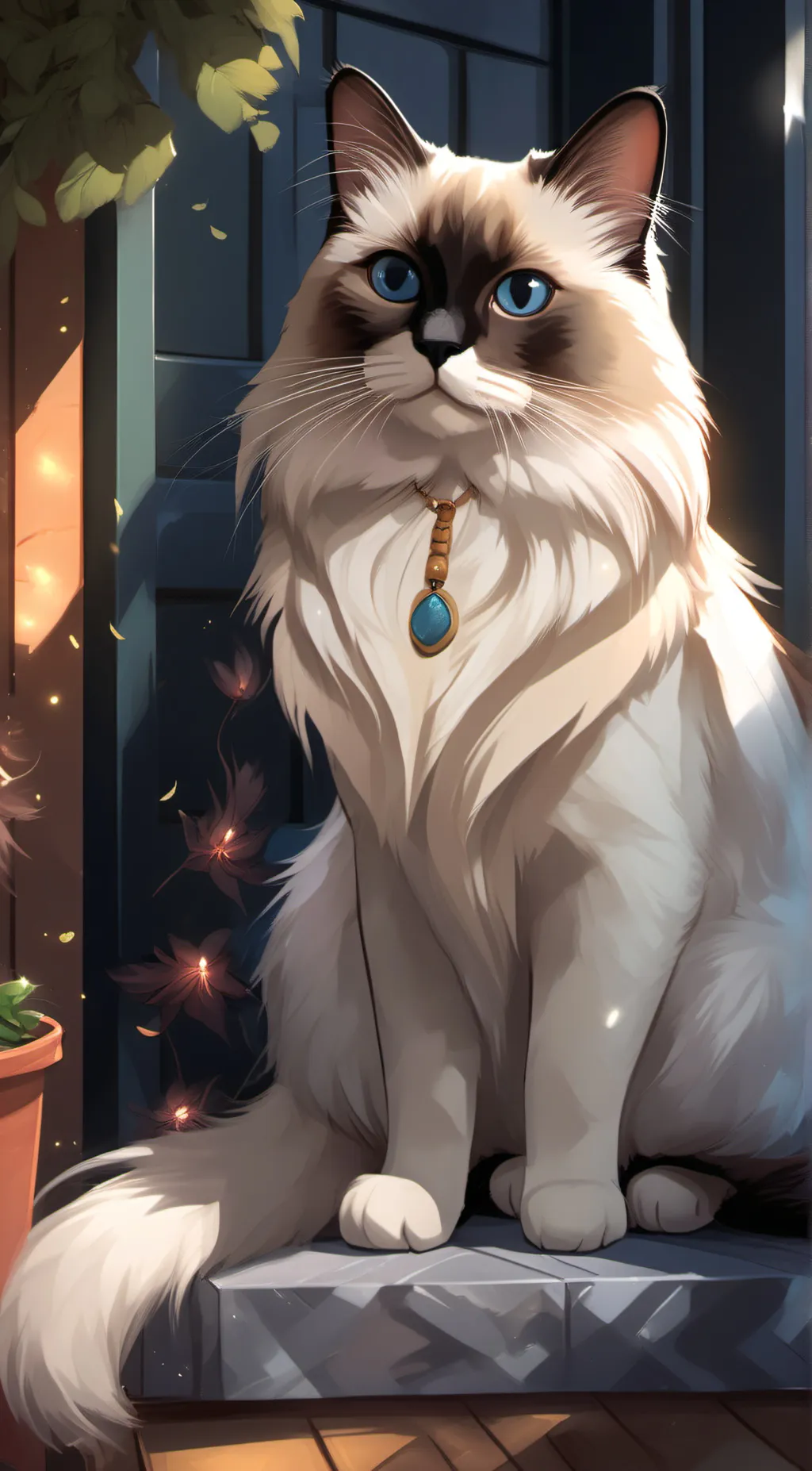 ai character: leo background