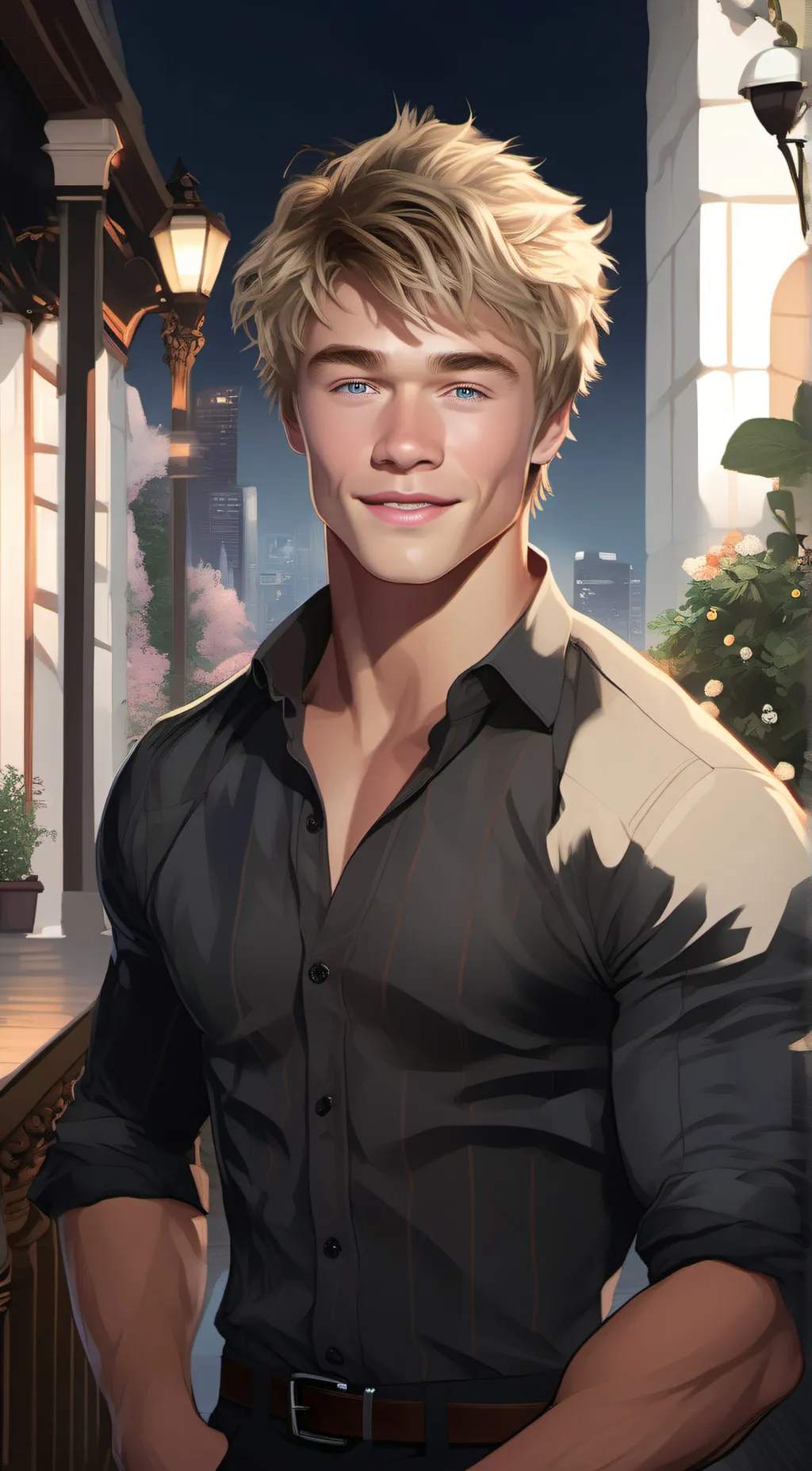 ai character: Archer background