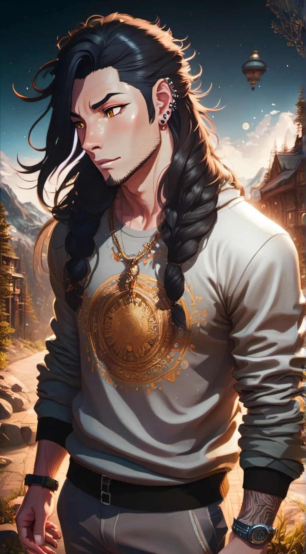 ai character: Estel Nightshade background