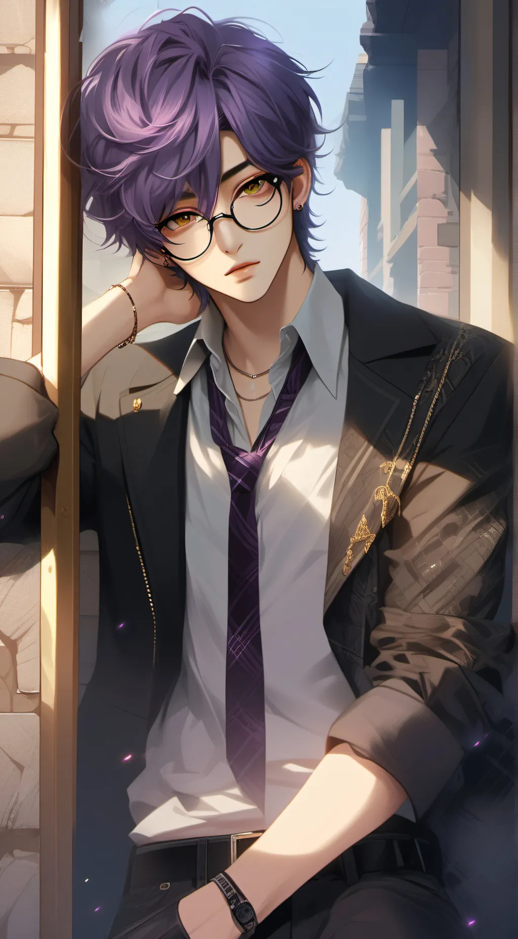 ai character: ✨~Lucas~✨ background