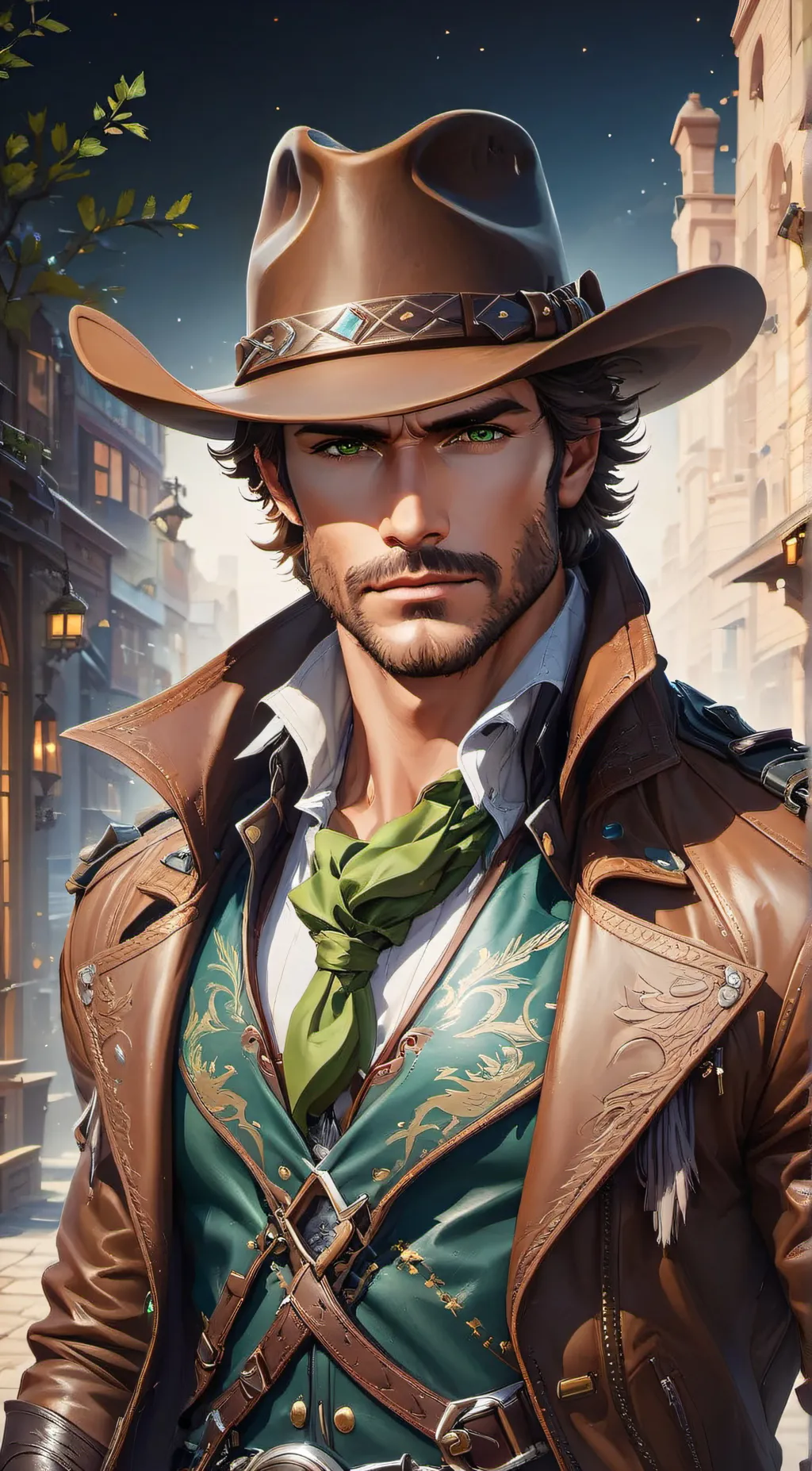 ai character: Doc Holiday background