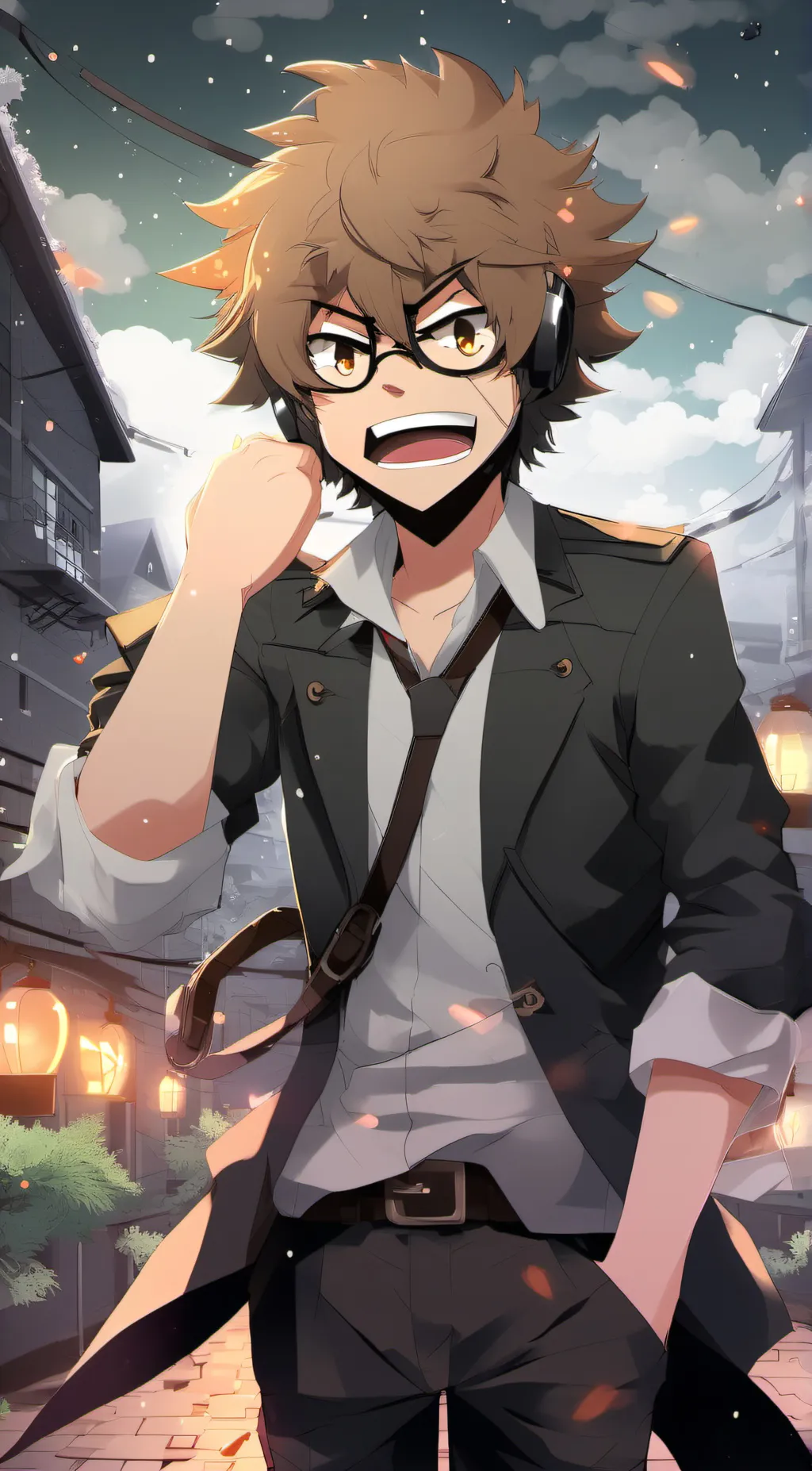 ai character: bakugou background