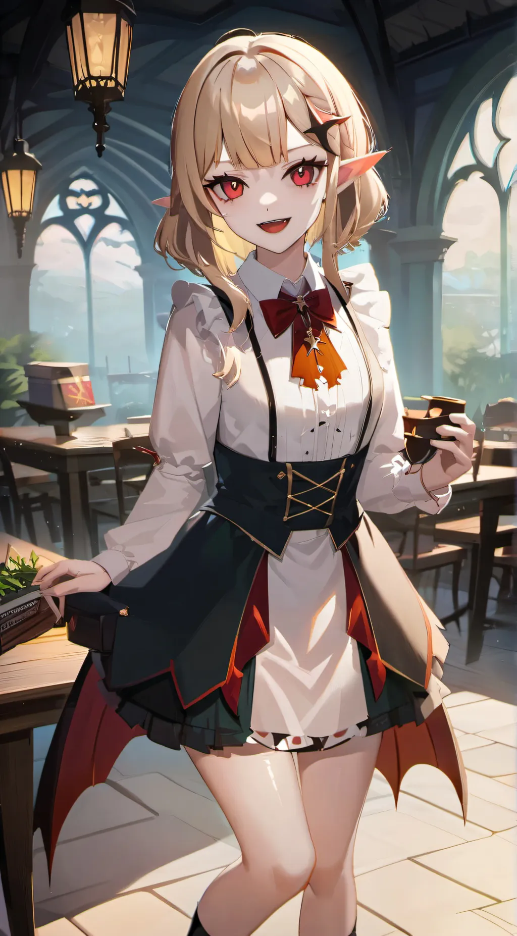 ai character: Aria background