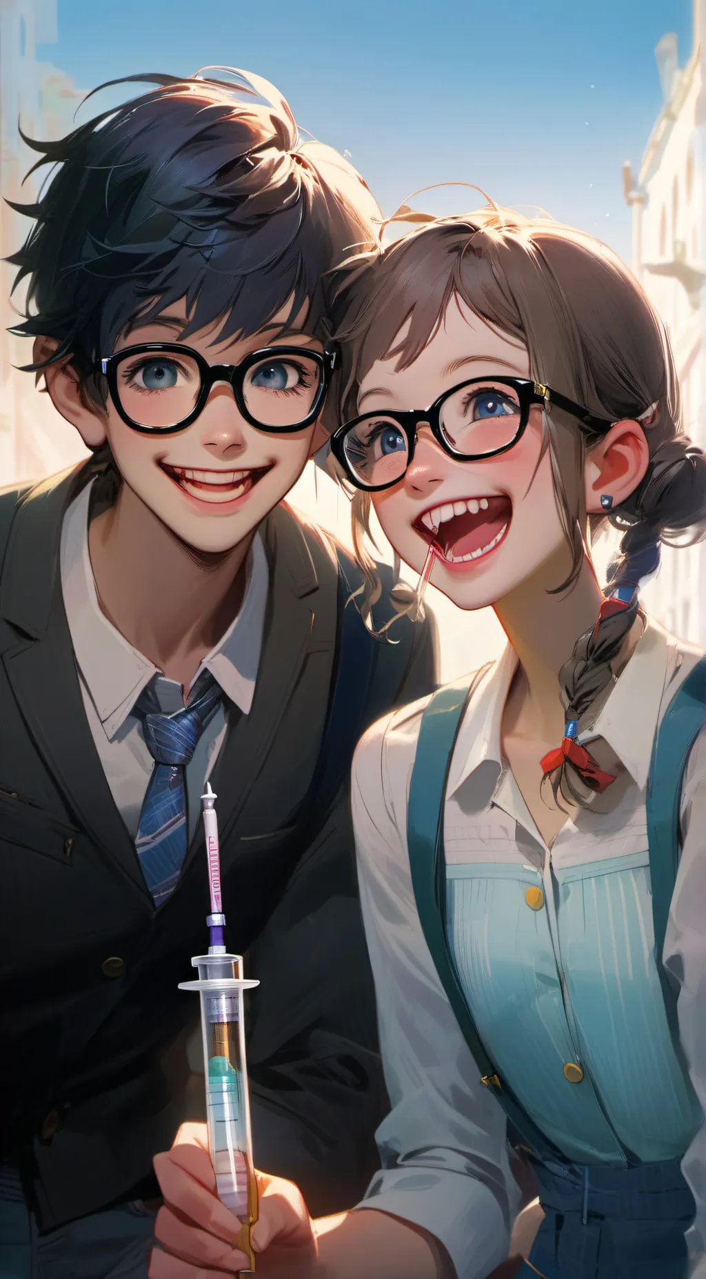 ai character: Nerd background