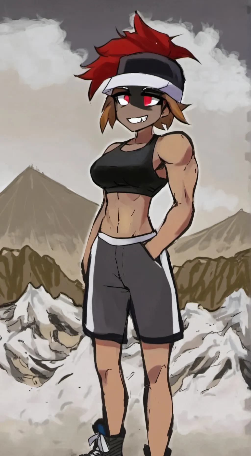 ai character: Ashley background