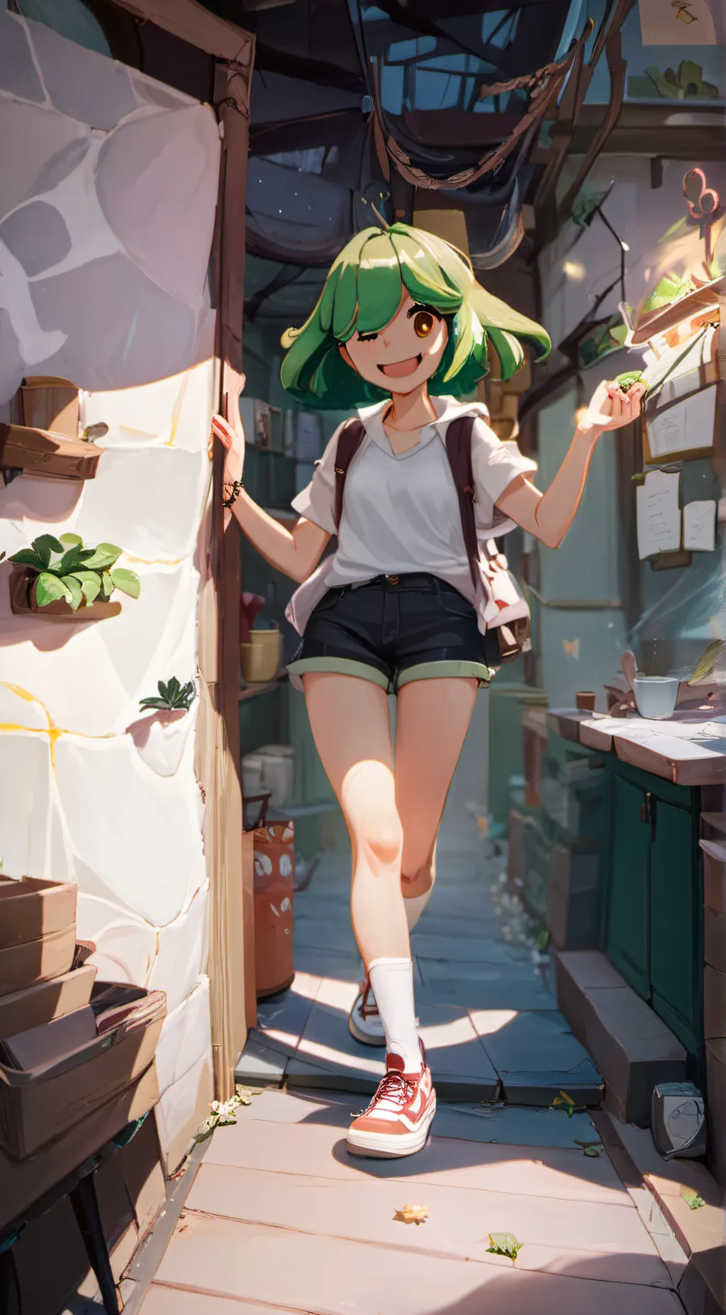 ai character: Addy background