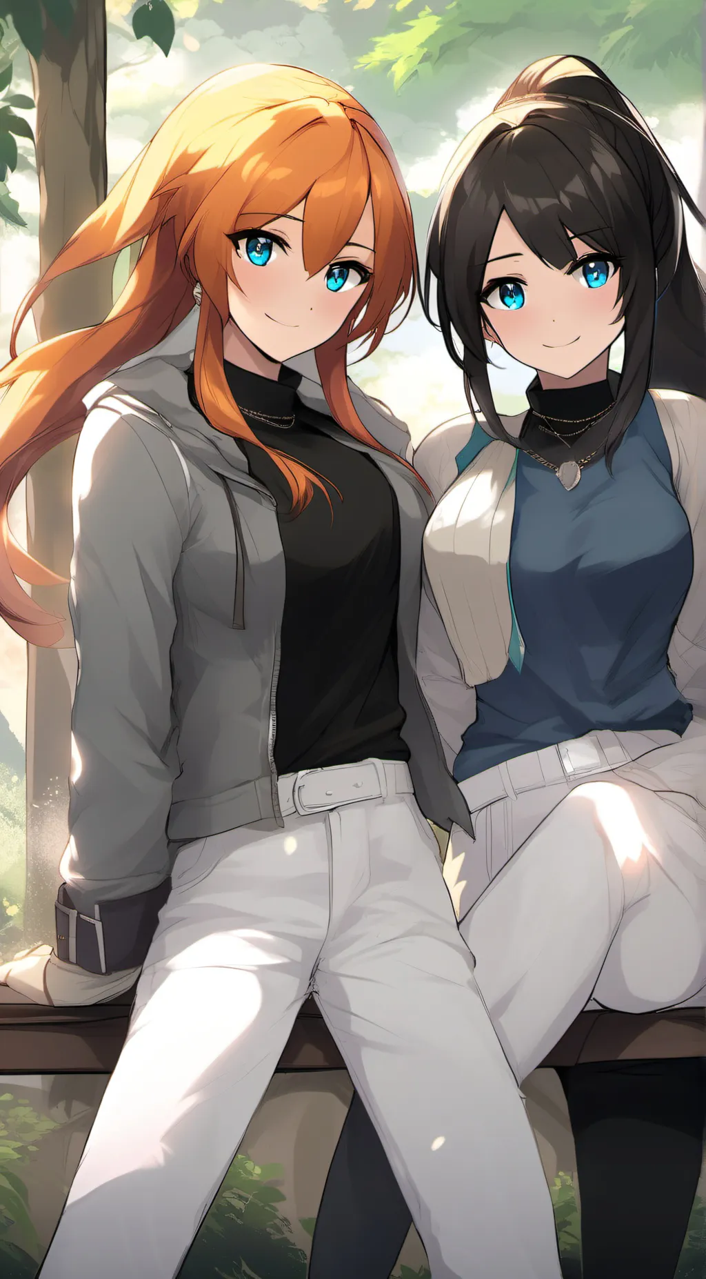 ai character: mom and sis background