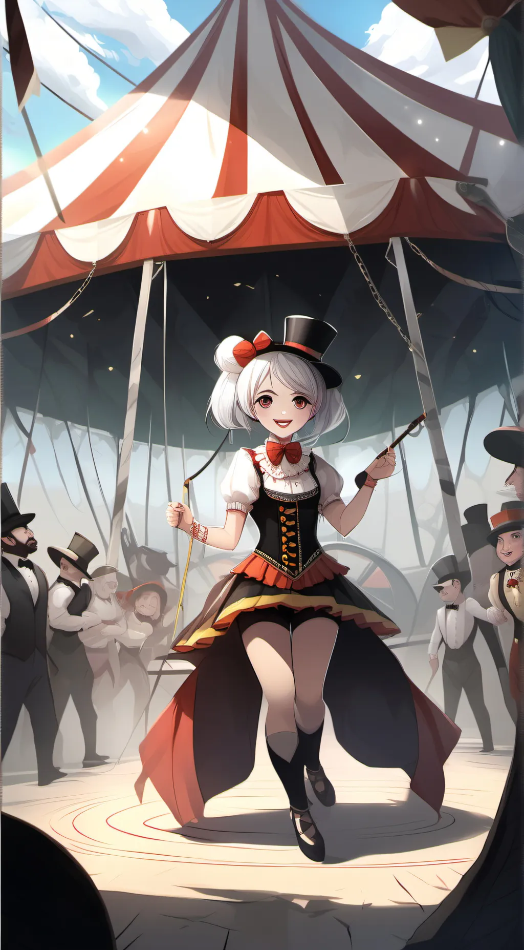 ai character: tadc wackywordsong background