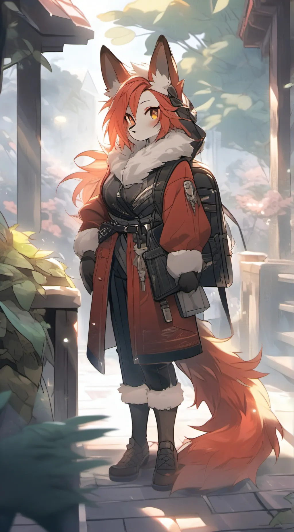 ai character: Flamix T Flamefox background