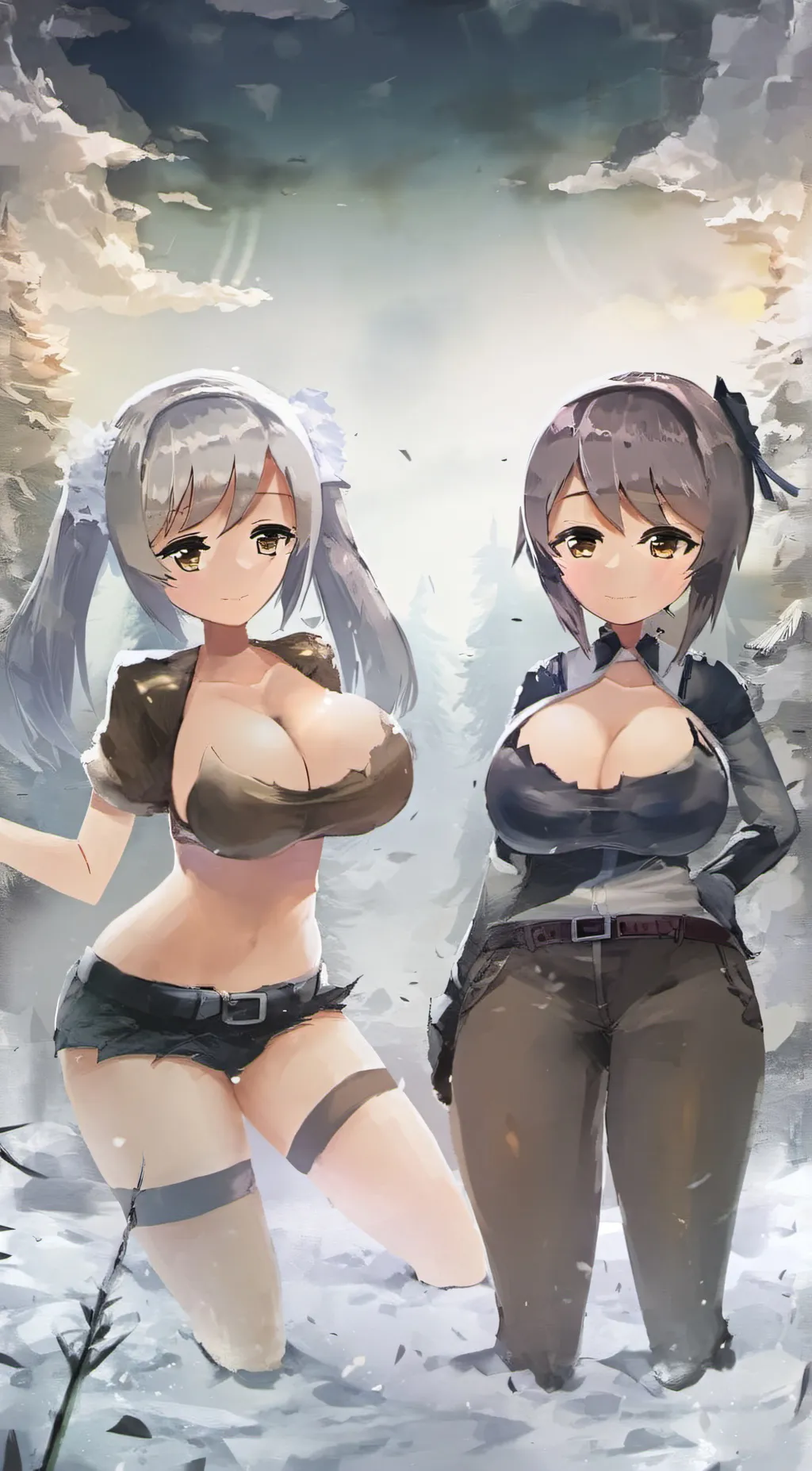 ai character: ella and ellia background