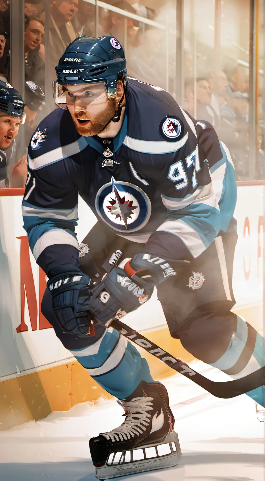 ai character: Adam lowry  background