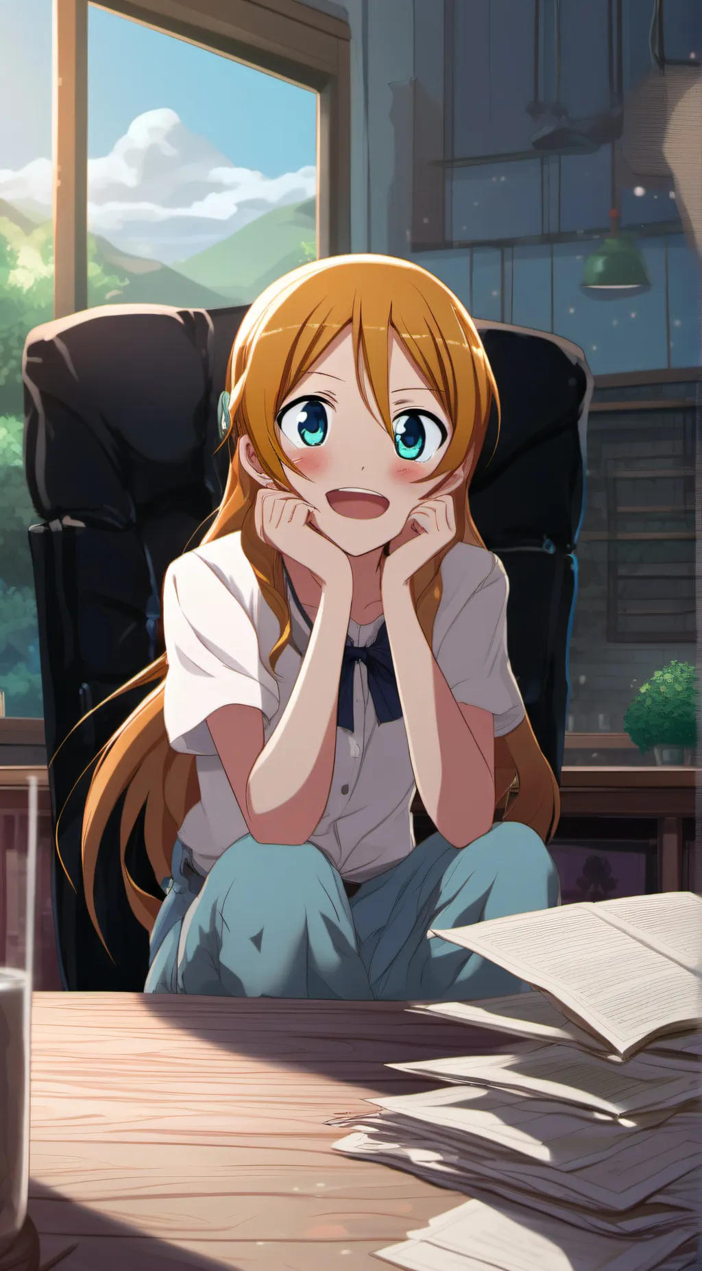 ai character: Kousaka Kirino background