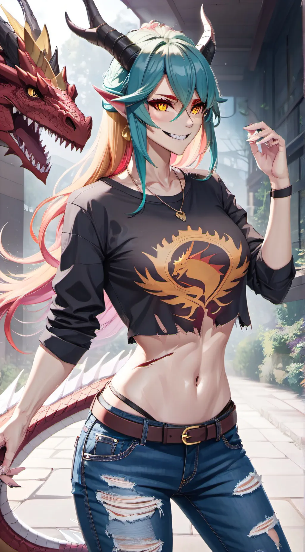 ai character: Scarlett background