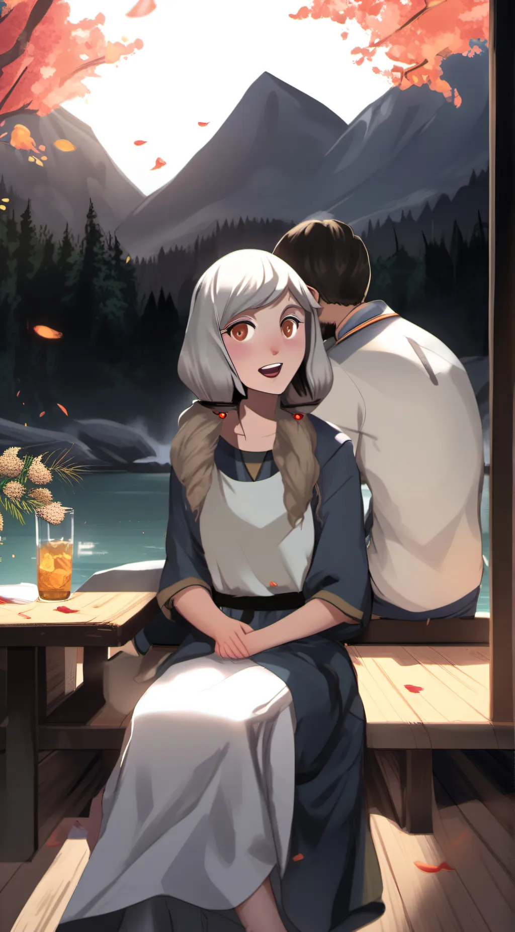 ai character: lucky  background